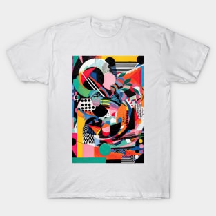 Memphis Pattern 90s Vintage - Trendy Art Print, Clothing, and Decor T-Shirt